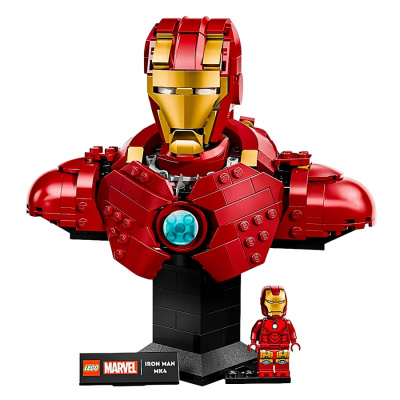 Конструктор Lego Super Heroes 76327 Бюст Железного Человека MK4 1